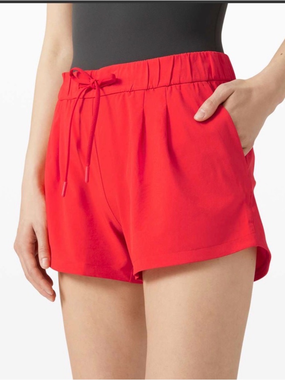 Lululemon Stroll at Sundown Short 3" Carnation Red Size 8
